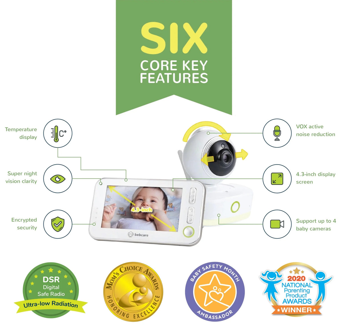 BEBCARE MOTION - SMART VIDEO BABY MONITOR（SG）
